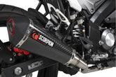 Keeway RKF 125 Euro 4 model (2019-2021) SCORPION Exhaust Serket Taper Full System – Carbon Fibre