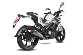 Keeway RKF 125 Euro 4 model (2019-2021) SCORPION Exhaust Serket Taper Full System – Titanium