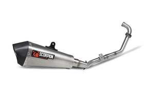 Keeway RKF 125 Euro 4 model (2019-2021) SCORPION Exhaust Serket Taper Full System – Titanium