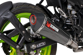 Keeway RKF 125 Euro 5 model (2021-2026) SCORPION Exhaust Serket Taper Full System – Carbon Fibre