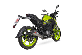 Keeway RKF 125 Euro 5 model (2021-2026) SCORPION Exhaust Serket Taper Full System – Titanium