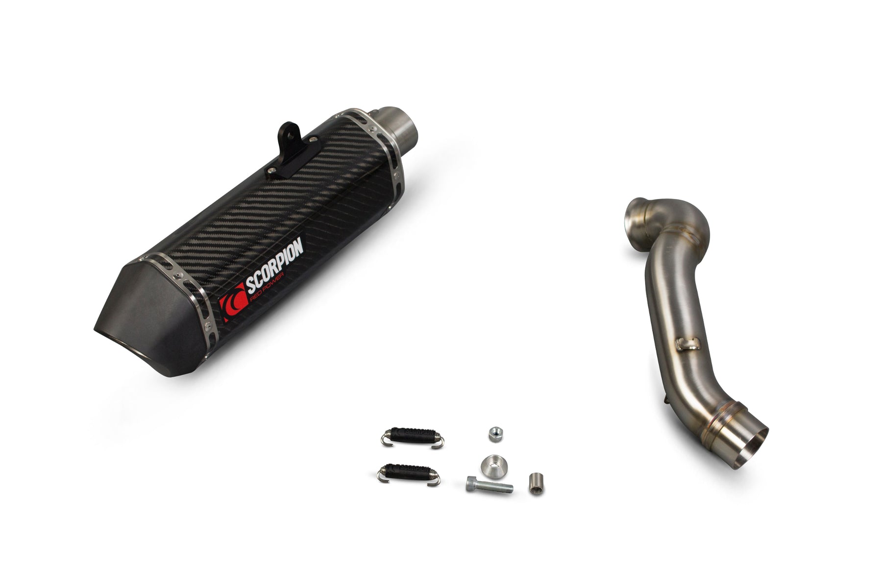 KTM Duke 690 (2012–2016) Scorpion Exhaust Serket Parallel Slip-on - Carbon Fibre