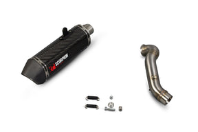 KTM Duke 690 (2012–2016) Scorpion Exhaust Serket Parallel Slip-on - Carbon Fibre