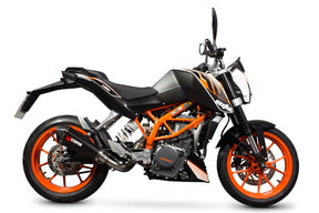 KTM Duke 390 (2013–2016) Scorpion Exhaust Serket Taper 3/4 System - Carbon Fibre
