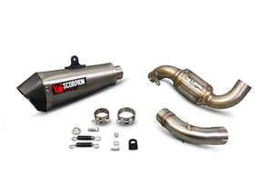 KTM Duke 390 (2013–2016) Scorpion Exhaust Serket Taper 3/4 System - Titanium