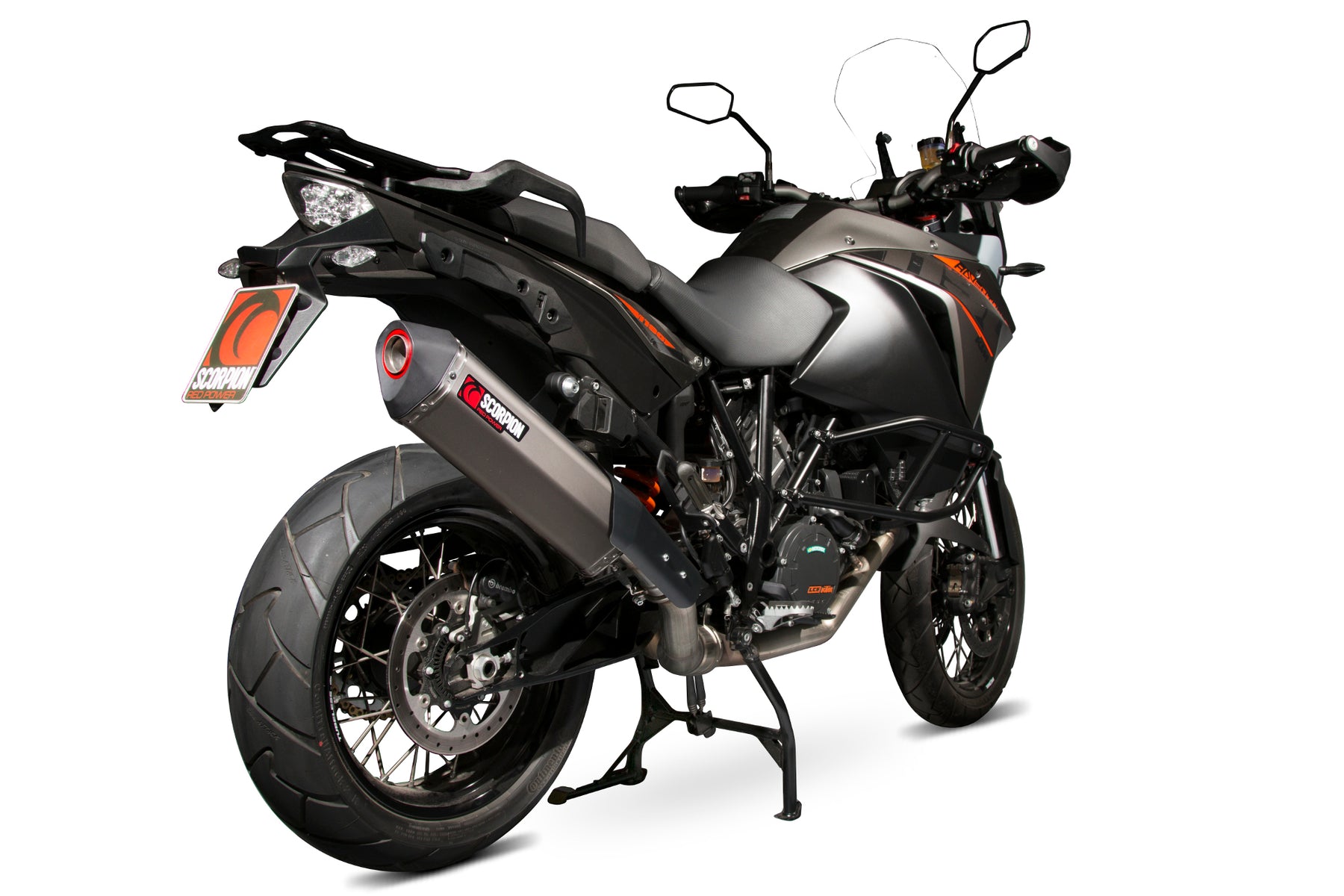 KTM Adventure 1190 (2013–2016) Scorpion Exhaust Serket Parallel Slip-on - Titanium