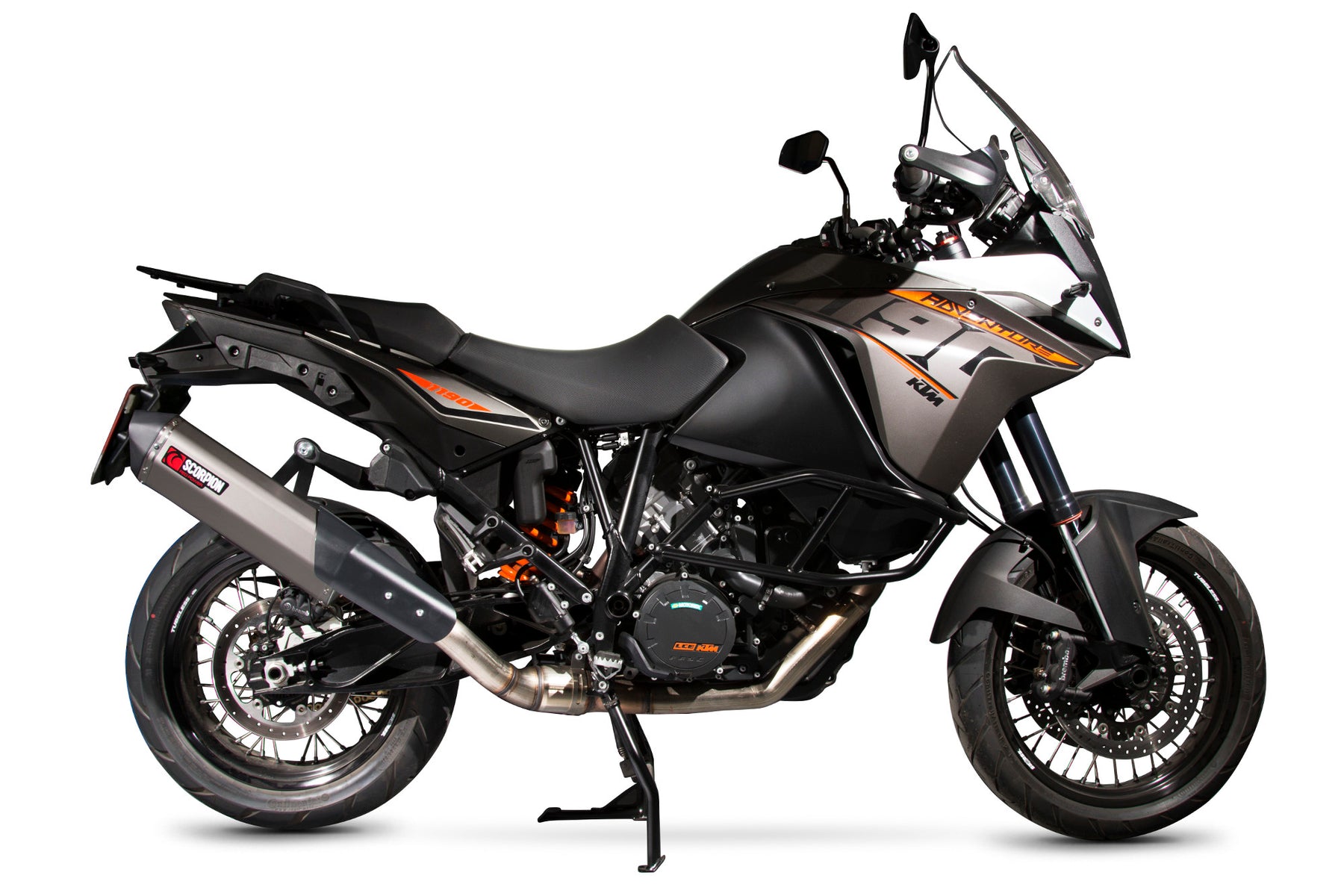 KTM Adventure 1190 (2013–2016) Scorpion Exhaust Serket Parallel Slip-on - Titanium