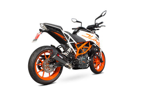 KTM Duke 390 (2017–2020) Scorpion Exhaust Serket Taper Slip-on - Carbon Fibre