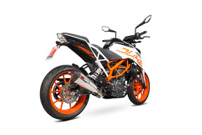 KTM Duke 390 (2017–2020) Scorpion Exhaust Serket Taper Slip-on - Brushed Stainless