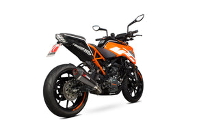 KTM Duke 125/200 (2011–2016) Scorpion Exhaust Serket Taper Slip-on - Carbon Fibre