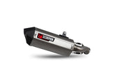 KTM Duke 790 (2018–2020) Scorpion Exhaust Serket Parallel Slip-on - Brushed Stainless
