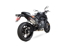 KTM Duke 790 (2018–2020) Scorpion Exhaust Serket Parallel Slip-on - Titanium