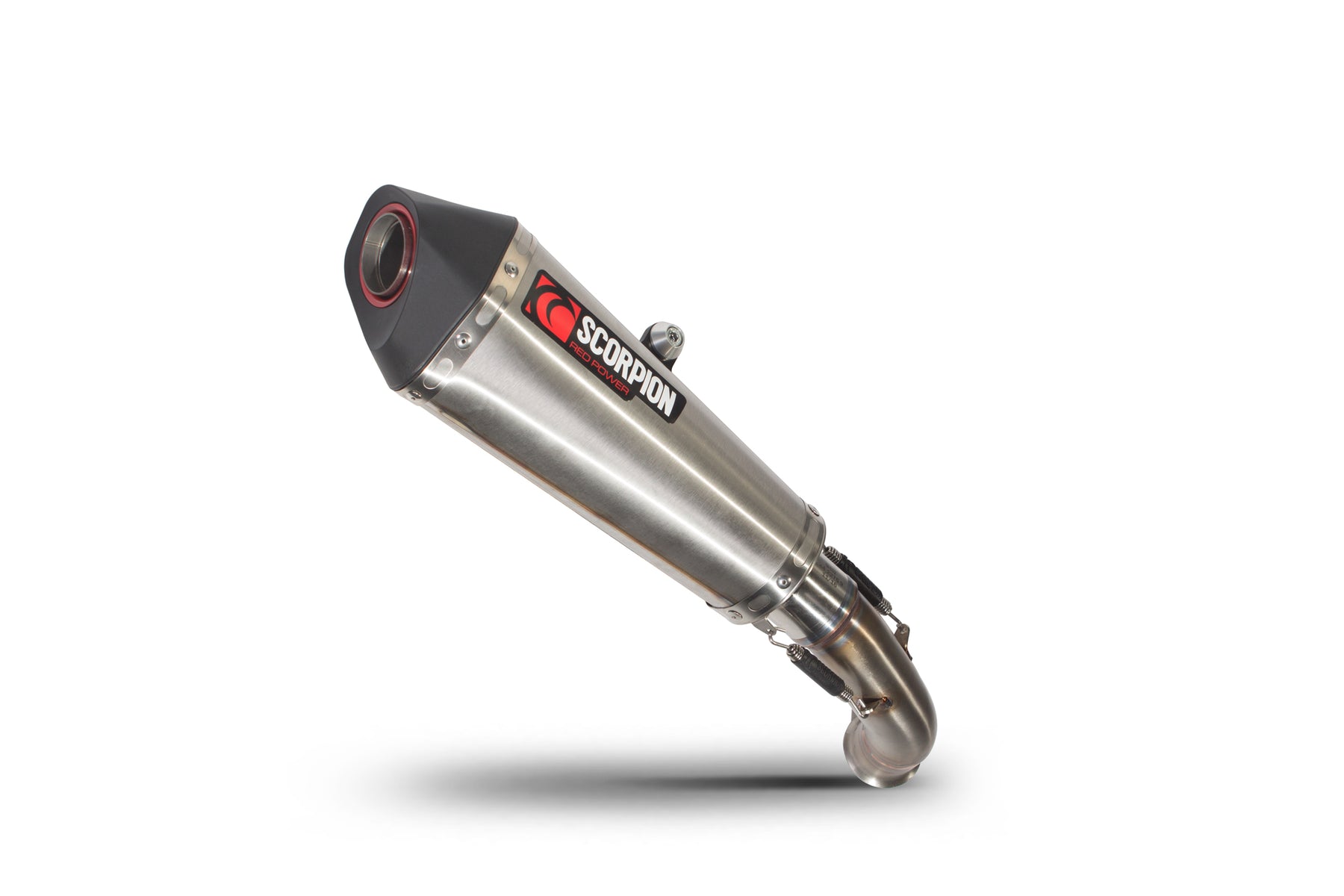 KTM RC 390 (2017–2021) Scorpion Exhaust Serket Taper Slip-on - Brushed Stainless