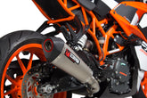 KTM RC 390 (2017–2021) Scorpion Exhaust Serket Taper Slip-on - Titanium