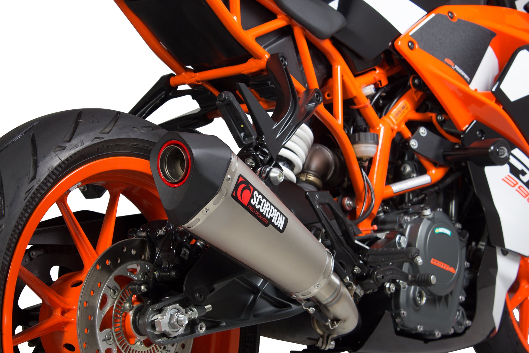 KTM RC 390 (2017–2021) Scorpion Exhaust Serket Taper Slip-on - Titanium