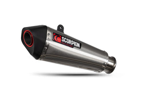 KTM Duke Super R (2014–2019) Scorpion Exhaust Serket Taper Slip-on - Brushed Stainless