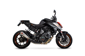KTM Duke Super R (2014–2019) Scorpion Exhaust Serket Taper Slip-on - Brushed Stainless