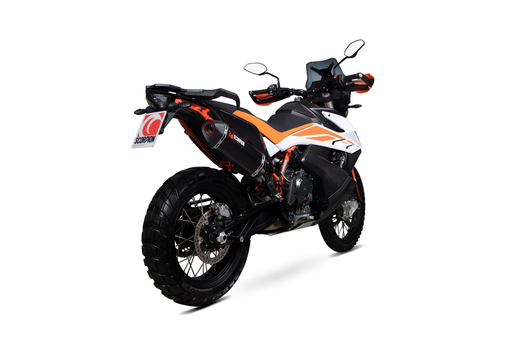 KTM Adventure 790 inc R (2019–2020) Scorpion Exhaust Serket Parallel Slip-on - Black Ceramic