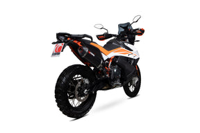 KTM Adventure 790 inc R (2019–2020) Scorpion Exhaust Serket Parallel Slip-on - Black Ceramic