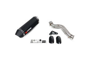 KTM Adventure 790 inc R (2019–2020) Scorpion Exhaust Serket Parallel Slip-on - Black Ceramic