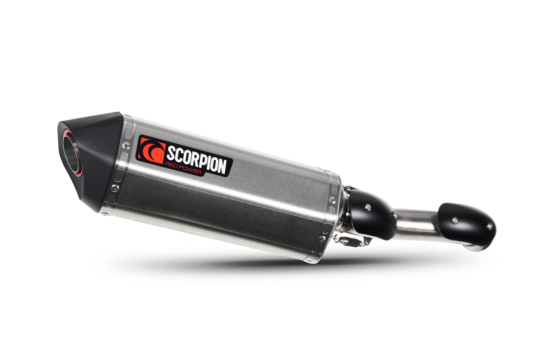 KTM Adventure 790 inc R (2019–2020) Scorpion Exhaust Serket Parallel Slip-on - Brushed Stainless