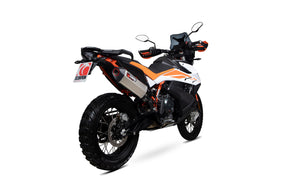 KTM Adventure 790 inc R (2019–2020) Scorpion Exhaust Serket Parallel Slip-on - Titanium