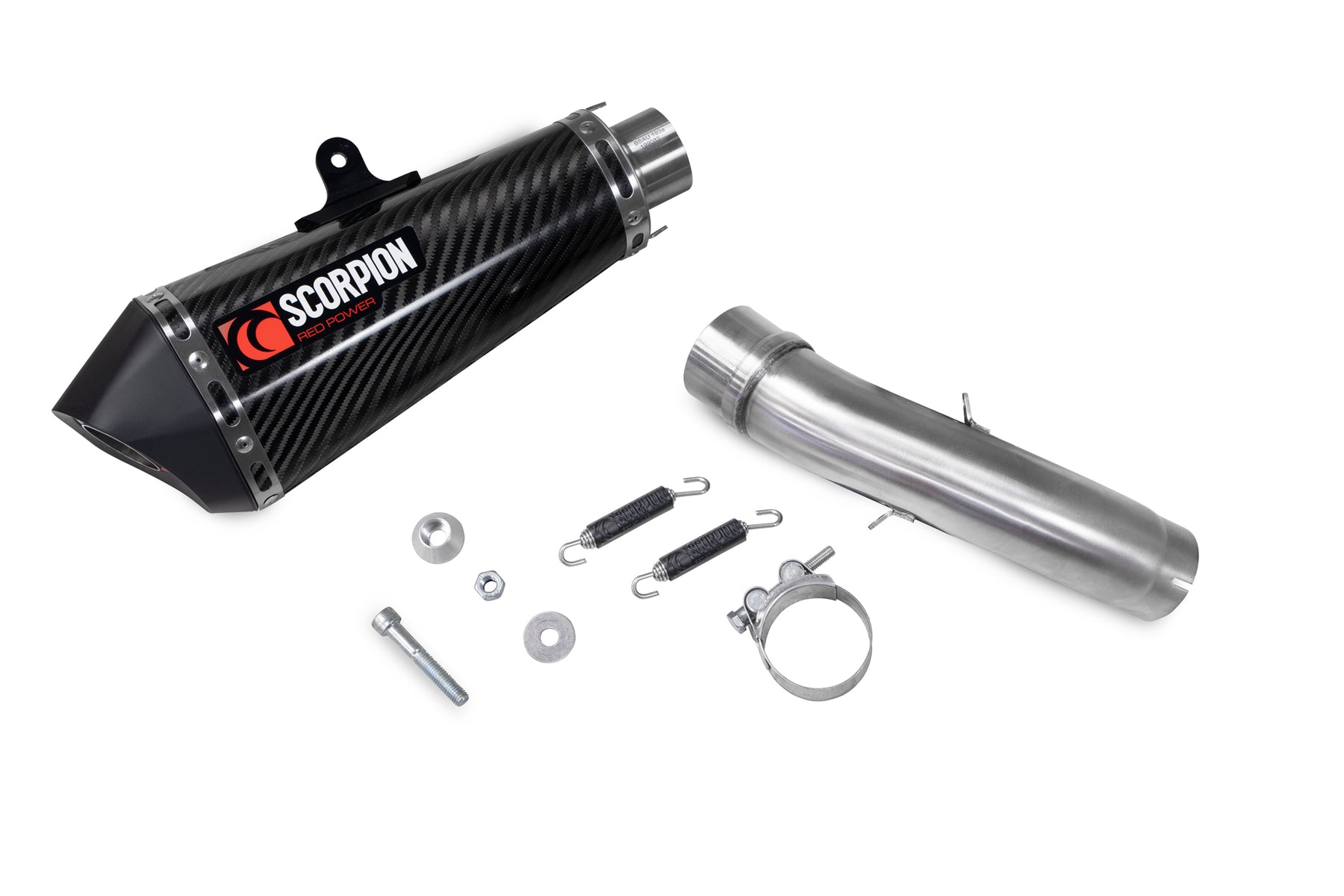 KTM Duke 390 (2021–2023) Scorpion Exhaust Serket Taper Slip-on - Carbon Fibre