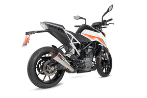 KTM Duke 390 (2021–2023) Scorpion Exhaust Serket Taper Slip-on - Brushed Stainless