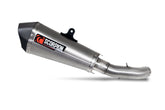 KTM Duke 390 (2021–2023) Scorpion Exhaust Serket Taper Slip-on - Brushed Stainless