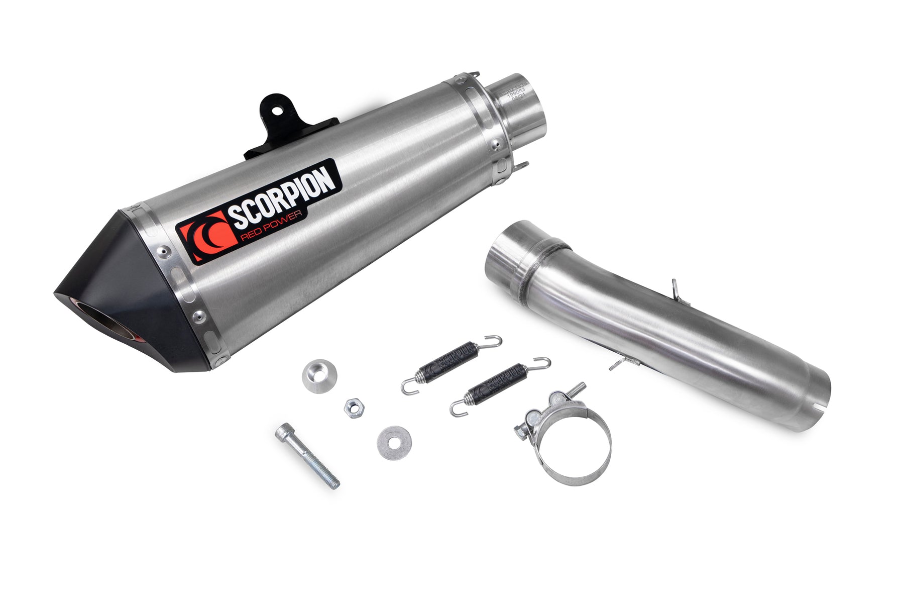 KTM Duke 390 (2021–2023) Scorpion Exhaust Serket Taper Slip-on - Brushed Stainless