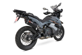 KTM Adventure 890 inc R (2021–2025) Scorpion Exhaust Serket Parallel Slip-on - Black Ceramic