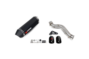KTM Adventure 890 inc R (2021–2025) Scorpion Exhaust Serket Parallel Slip-on - Black Ceramic