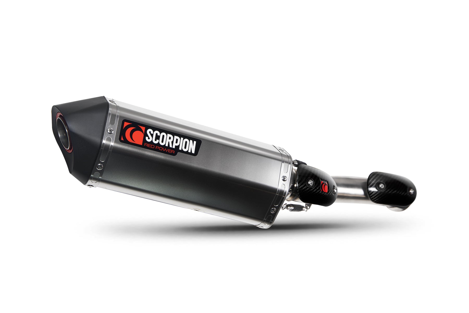 KTM Adventure 890 inc R (2021–2025) Scorpion Exhaust Serket Parallel Slip-on - Titanium