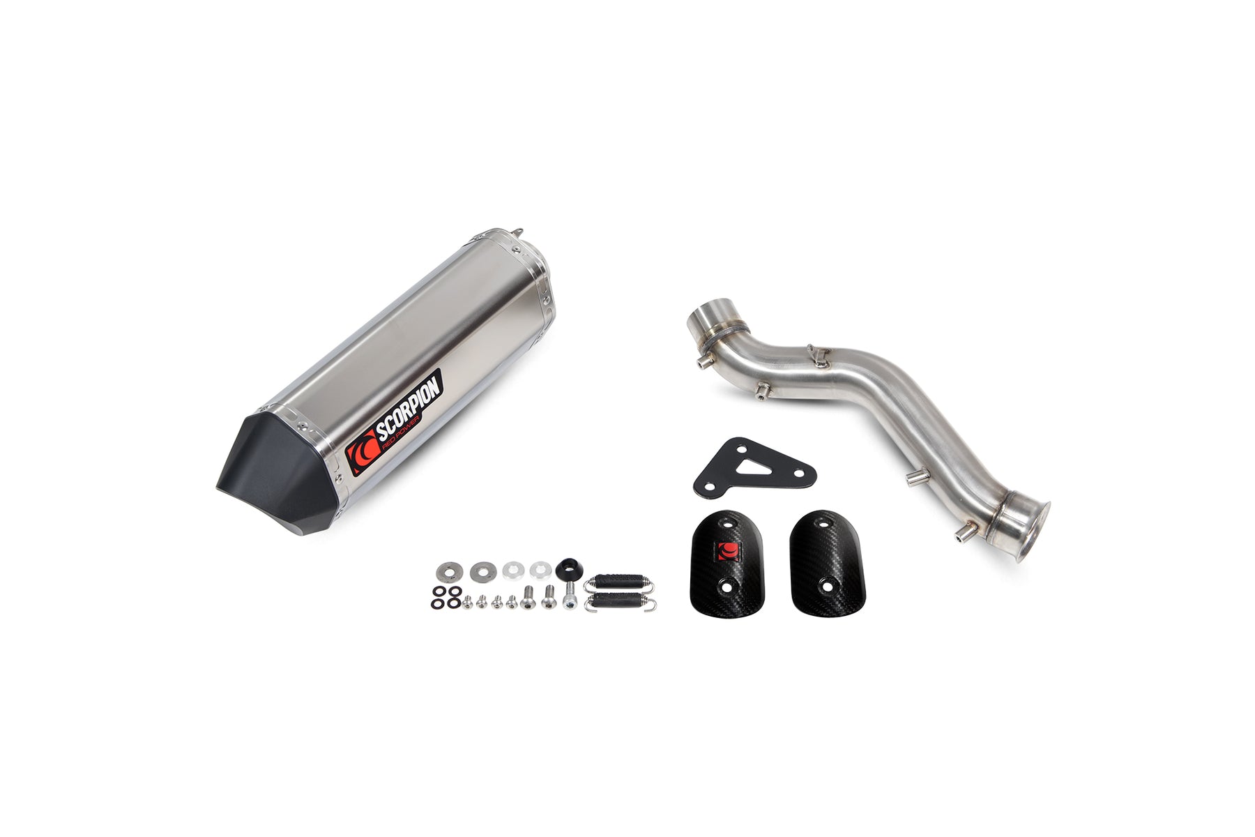 KTM Adventure 890 inc R (2021–2025) Scorpion Exhaust Serket Parallel Slip-on - Titanium
