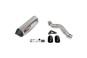 KTM Adventure 890 inc R (2021–2025) Scorpion Exhaust Serket Parallel Slip-on - Titanium
