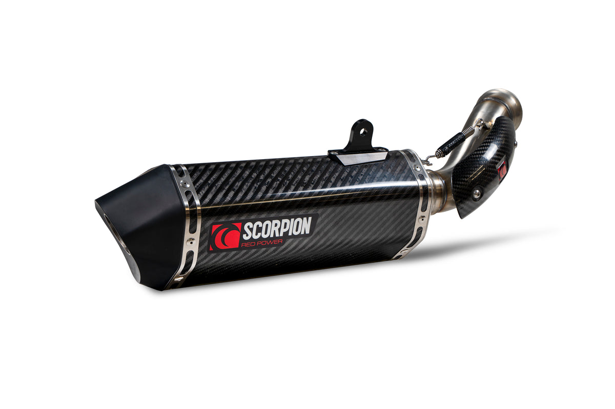 KTM Duke 890 (2020–2023) Scorpion Exhaust Serket Parallel Slip-on - Carbon Fibre