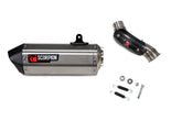 KTM Duke 890 (2020–2023) Scorpion Exhaust Serket Parallel Slip-on - Brushed Stainless