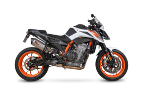 KTM Duke 890 (2020–2023) Scorpion Exhaust Serket Parallel Slip-on - Titanium