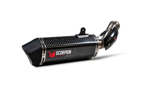 KTM Duke 790 (2022–2025) Scorpion Exhaust Serket Parallel Slip-on - Carbon Fibre