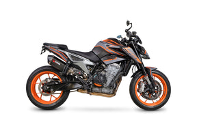 KTM Duke 790 (2022–2025) Scorpion Exhaust Serket Parallel Slip-on - Carbon Fibre
