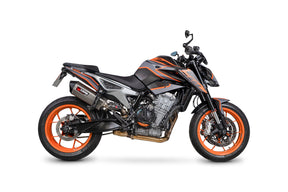 KTM Duke 790 (2022–2025) Scorpion Exhaust Serket Parallel Slip-on - Titanium
