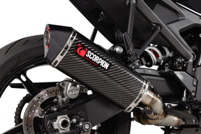 KTM Duke 990 (2024–2025) Scorpion Exhaust Serket Parallel Slip-on - Carbon Fibre