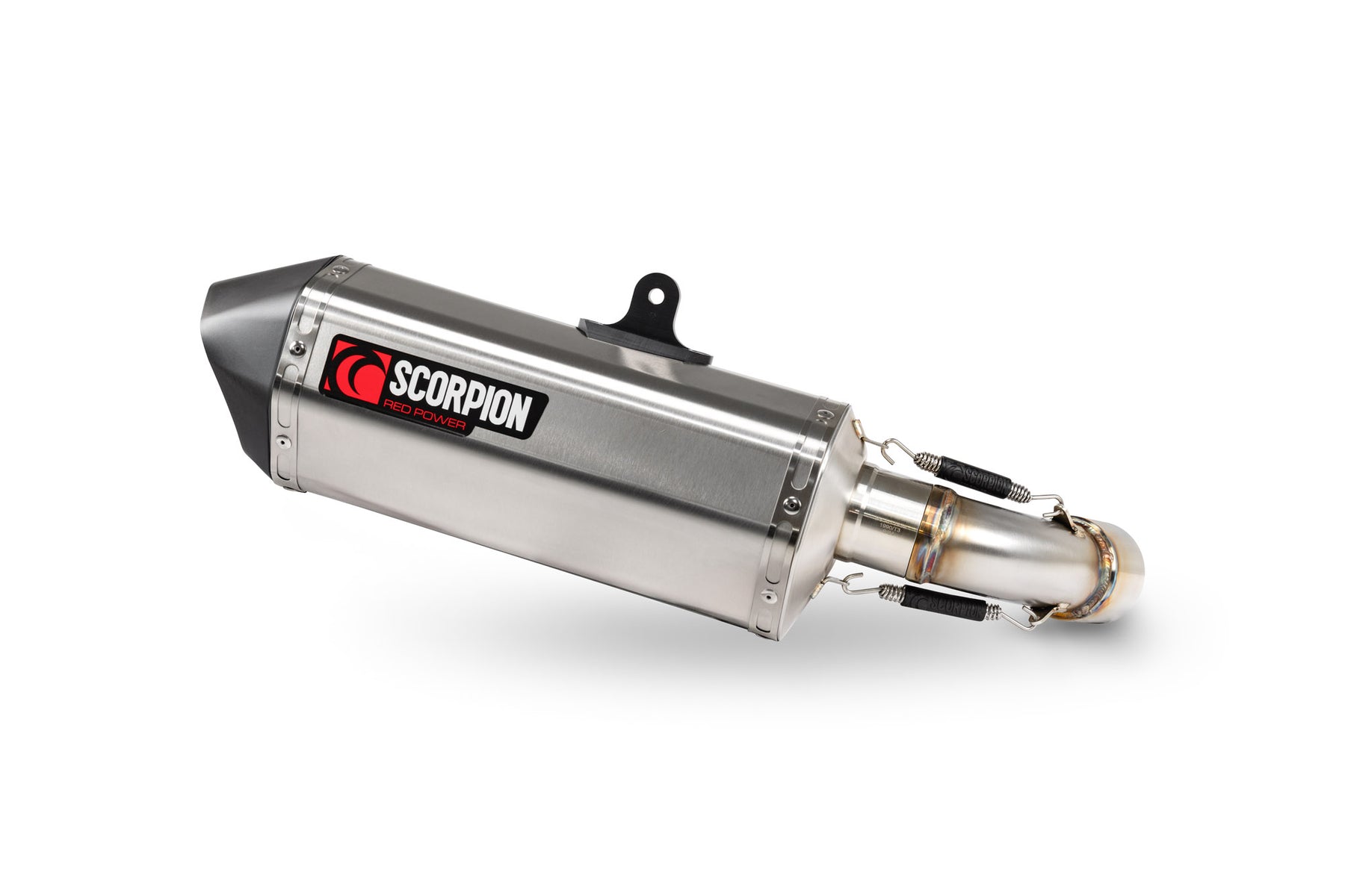 KTM Duke 990 (2024–2025) Scorpion Exhaust Serket Parallel Slip-on - Brushed Stainless