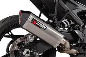 KTM Duke 990 (2024–2025) Scorpion Exhaust Serket Parallel Slip-on - Titanium