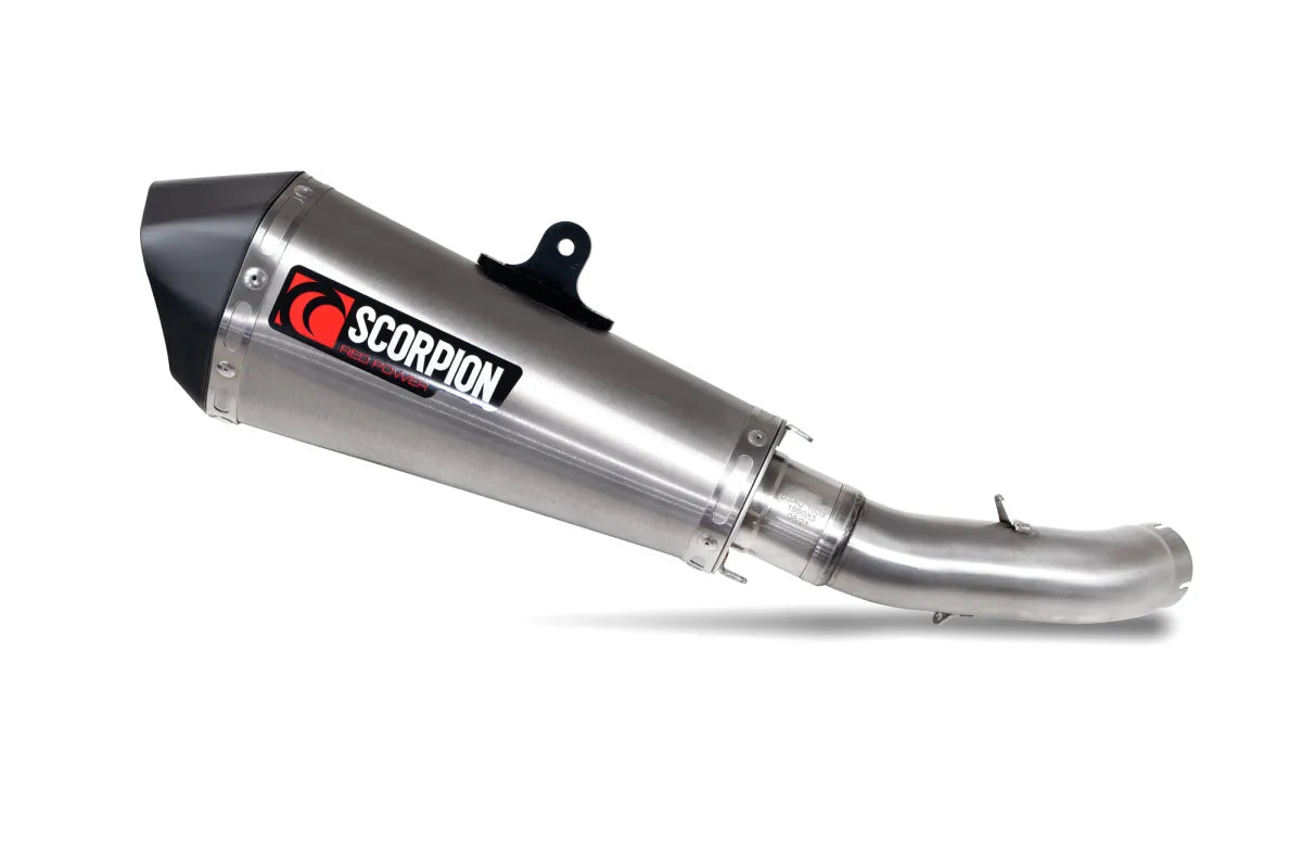 KTM Duke 390 (2013-2016) SCORPION Exhaust Serket Taper 3/4 System – Brushed Stainless Steel