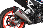 KTM 125 Duke, Euro 5 (2021-2023) SCORPION Exhaust Serket Taper Slip-on – Titanium