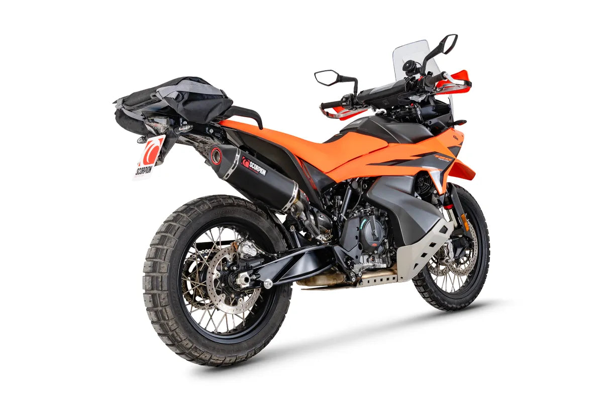 KTM 790 Adventure Euro 5+ (2023-2026) SCORPION Exhaust Serket Parallel Slip-on – Black Ceramic