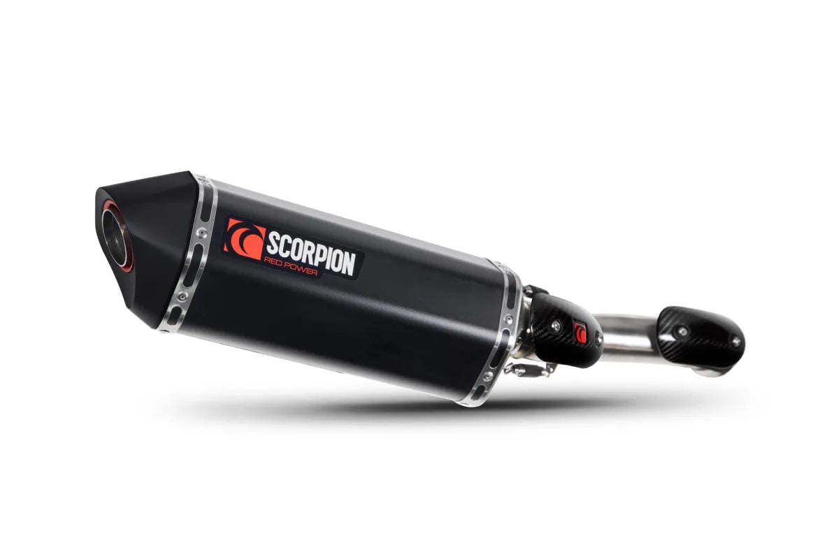 KTM 790 Adventure Euro 5+ (2023-2026) SCORPION Exhaust Serket Parallel Slip-on – Black Ceramic