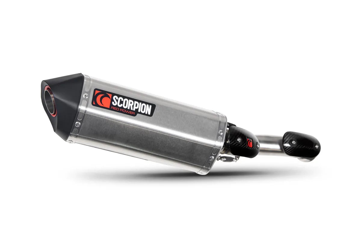 KTM 790 Adventure Euro 5+ (2023-2026) SCORPION Exhaust Serket Parallel Slip-on – Stainless Steel