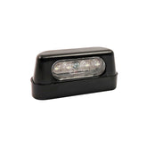 Bike It Solar LED Number Plate Light Black 12V E-Marked Motorcycle